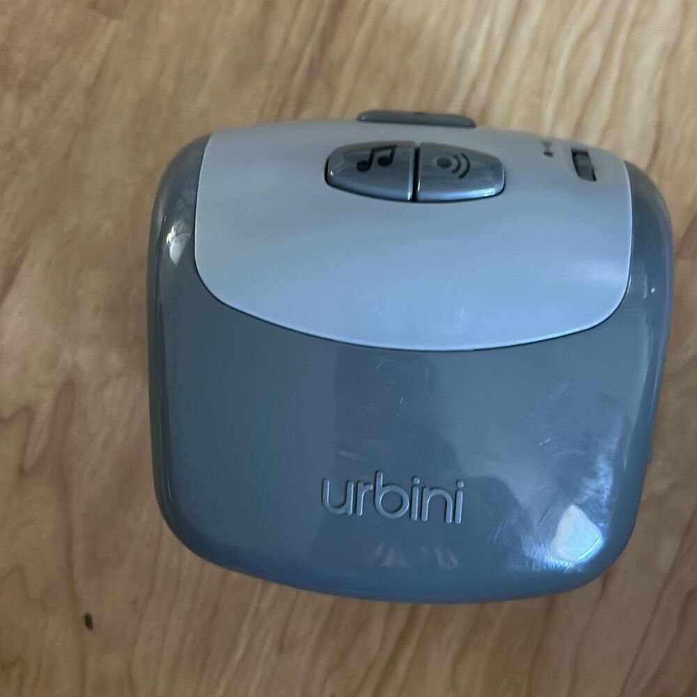 Urbini over the crib sound machine with light and different sounds gray